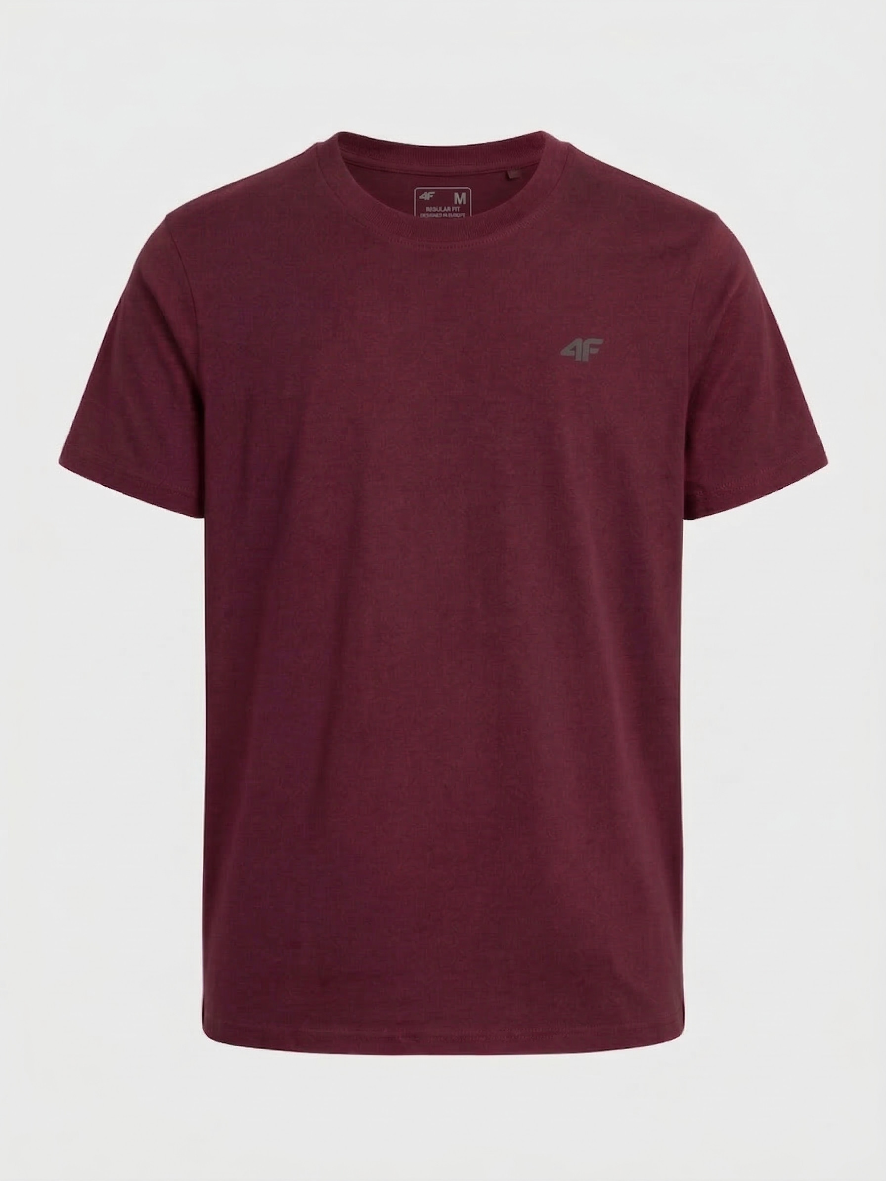 Koszulka t-shirt bawełniany limitowana kolekcja męska czerwona 4F : Kolor - Czerwony, Rozmiar odzieży - 5XL