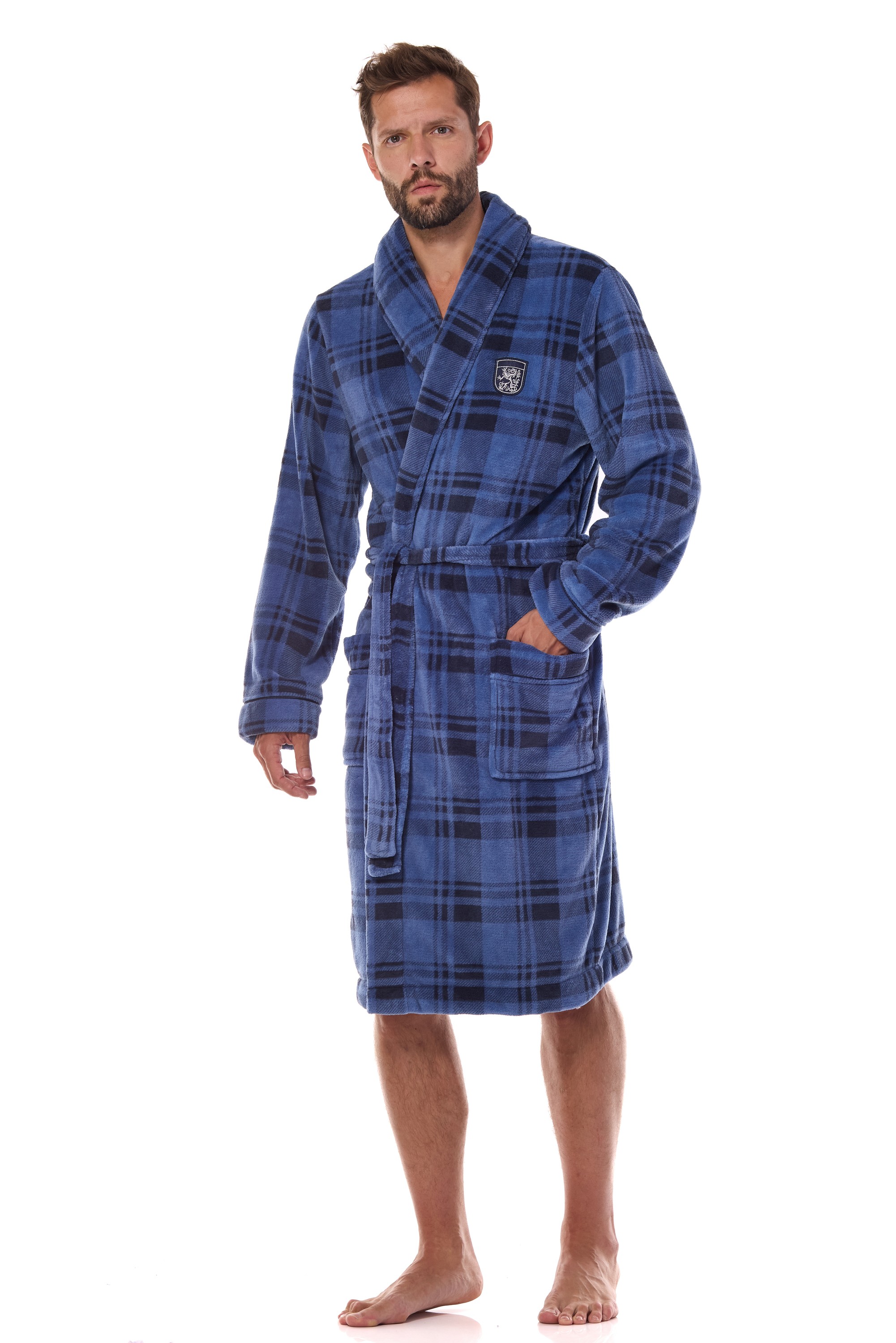SZLAFROK MĘSKI 2455 HERO navy L