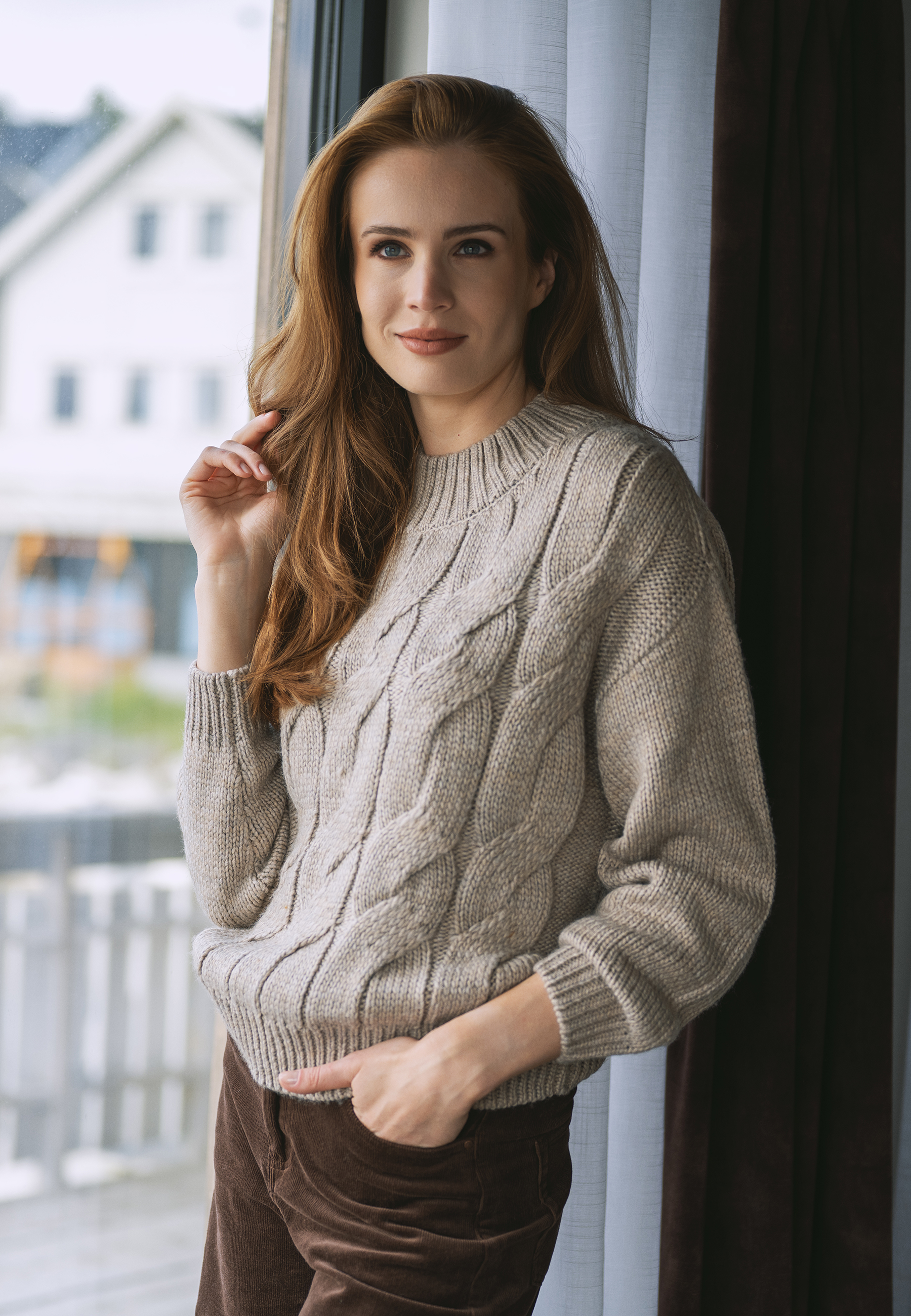 Sweter S-TAMINA, rozmiar XL, L03121_W27_102M