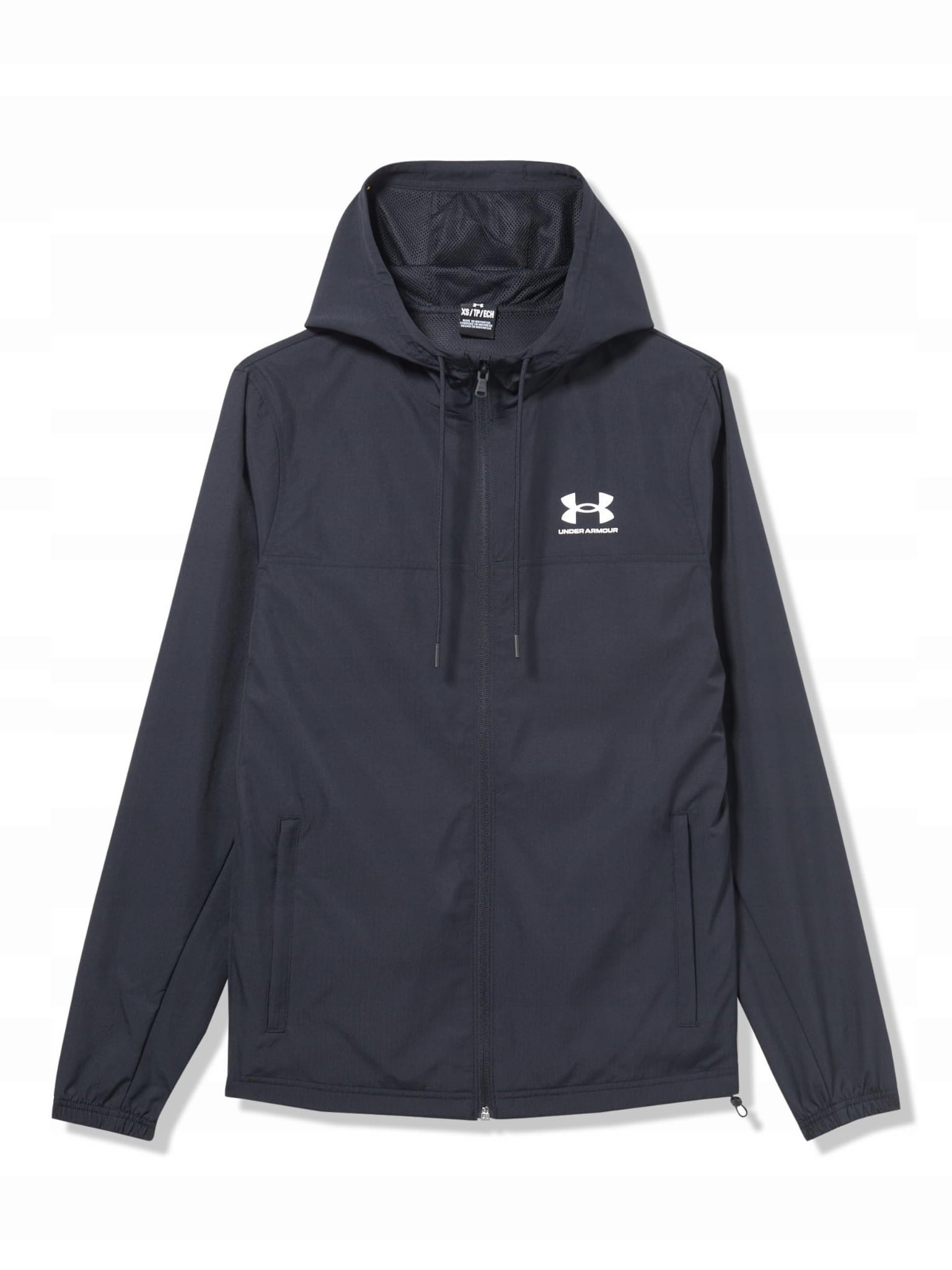 Kurtka wiatrówka męska czarna Under Armour : Kolor - Czarny, Rozmiar odzieży - XL