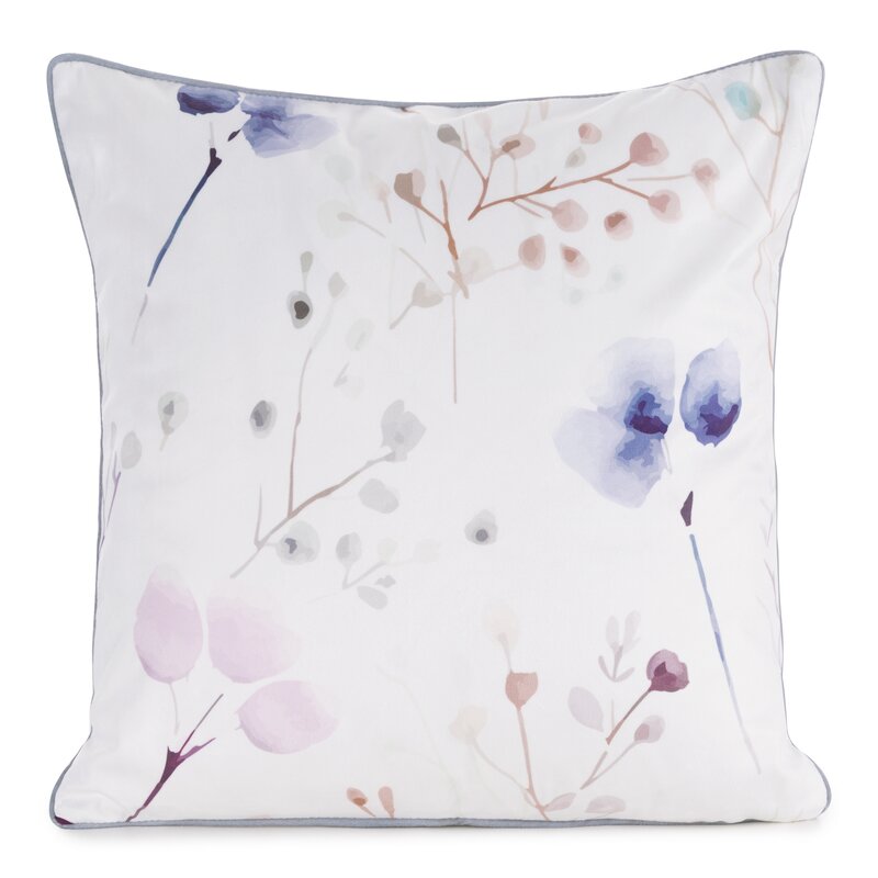 POSZEWKA VELVET 150 45 X 45 CM BIAŁY