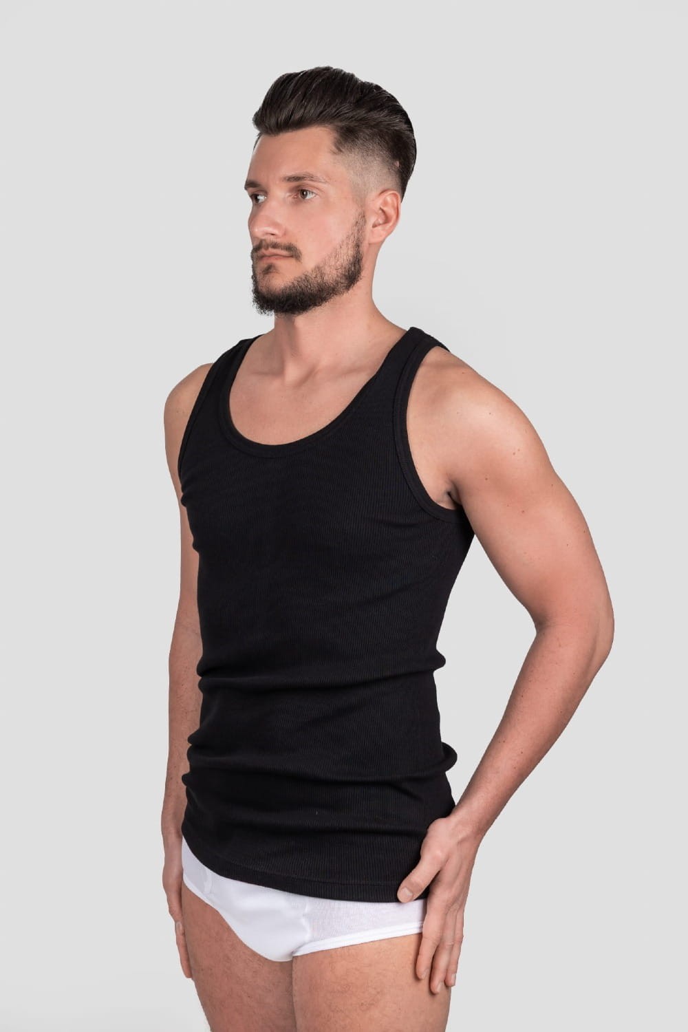 PODKOSZULEK MĘSKI KOLOR 0826 RAM czarny XXL