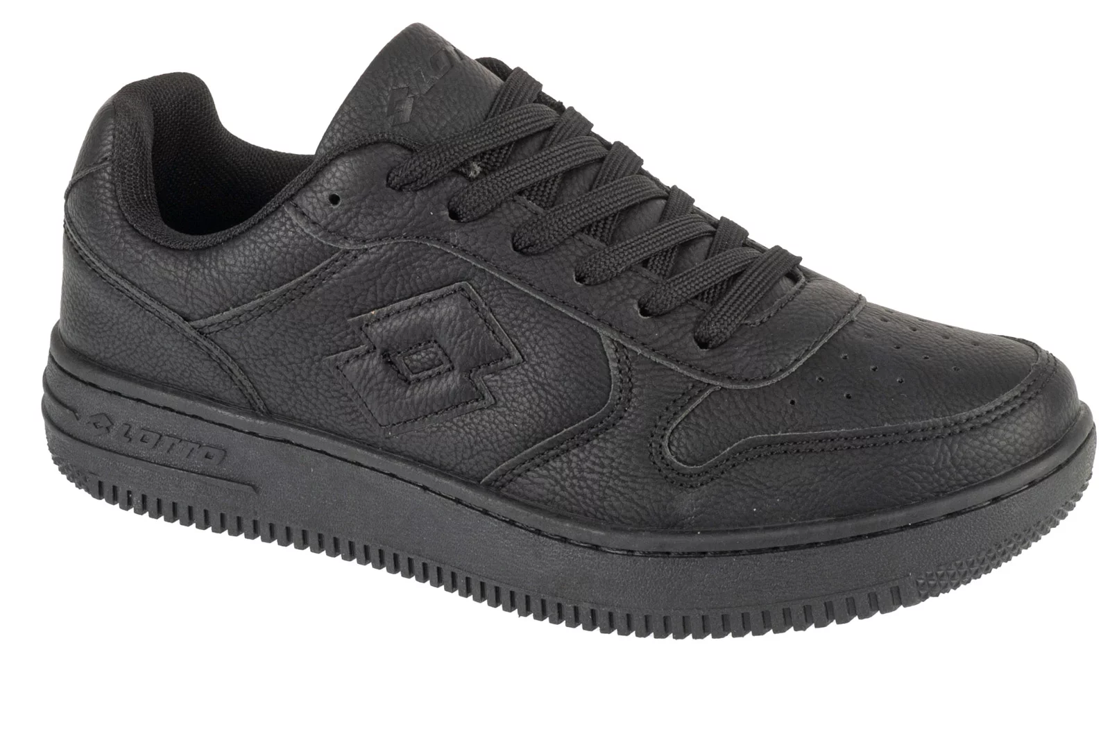Buty sneakersy damskie męskie Lotto Paliot czarny : Kolor - Czarny, Rozmiar - 36