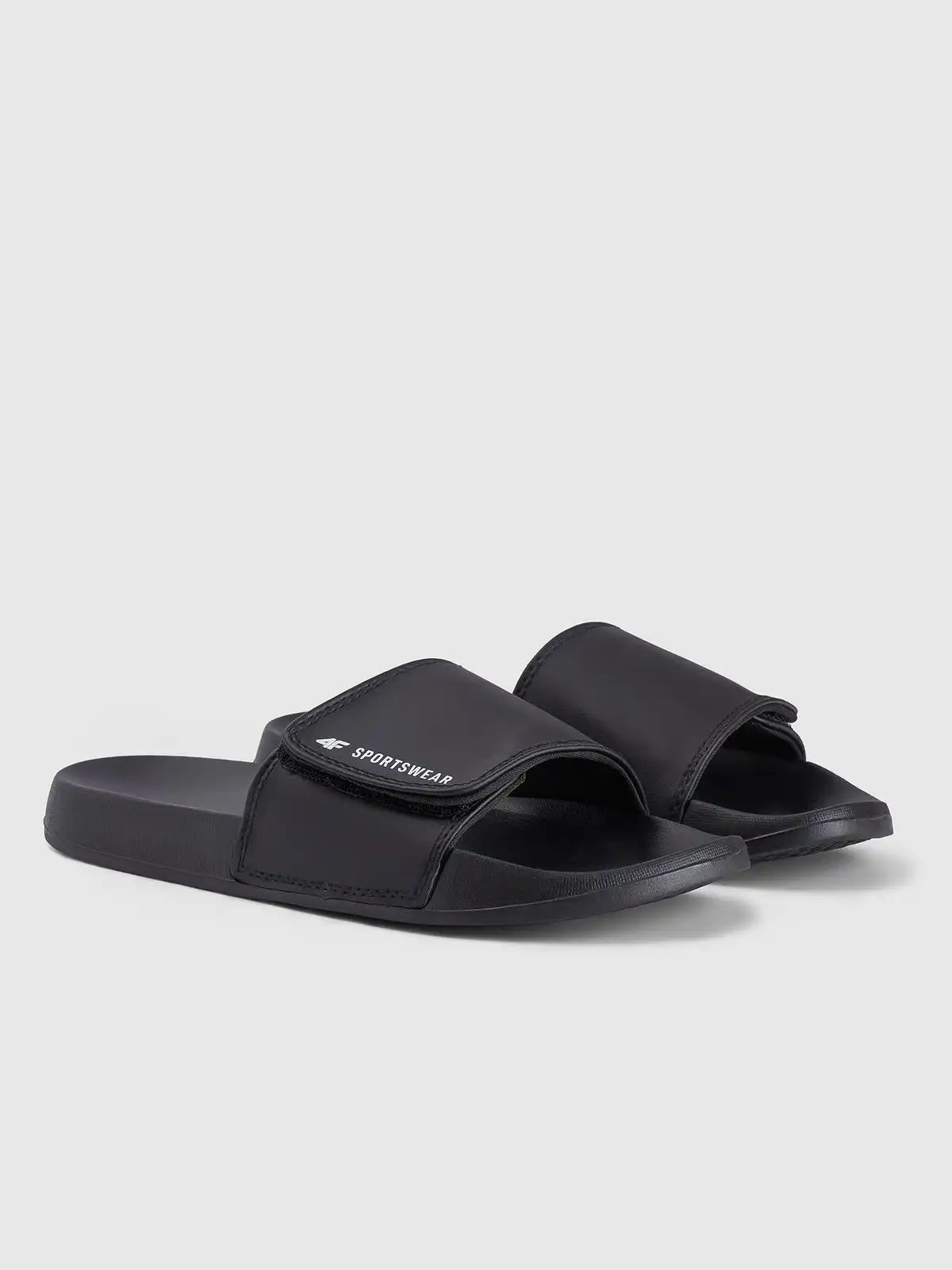 Klapki sportowe unisex czarne 4F : Kolor - Czarny, Rozmiar obuwia - 36
