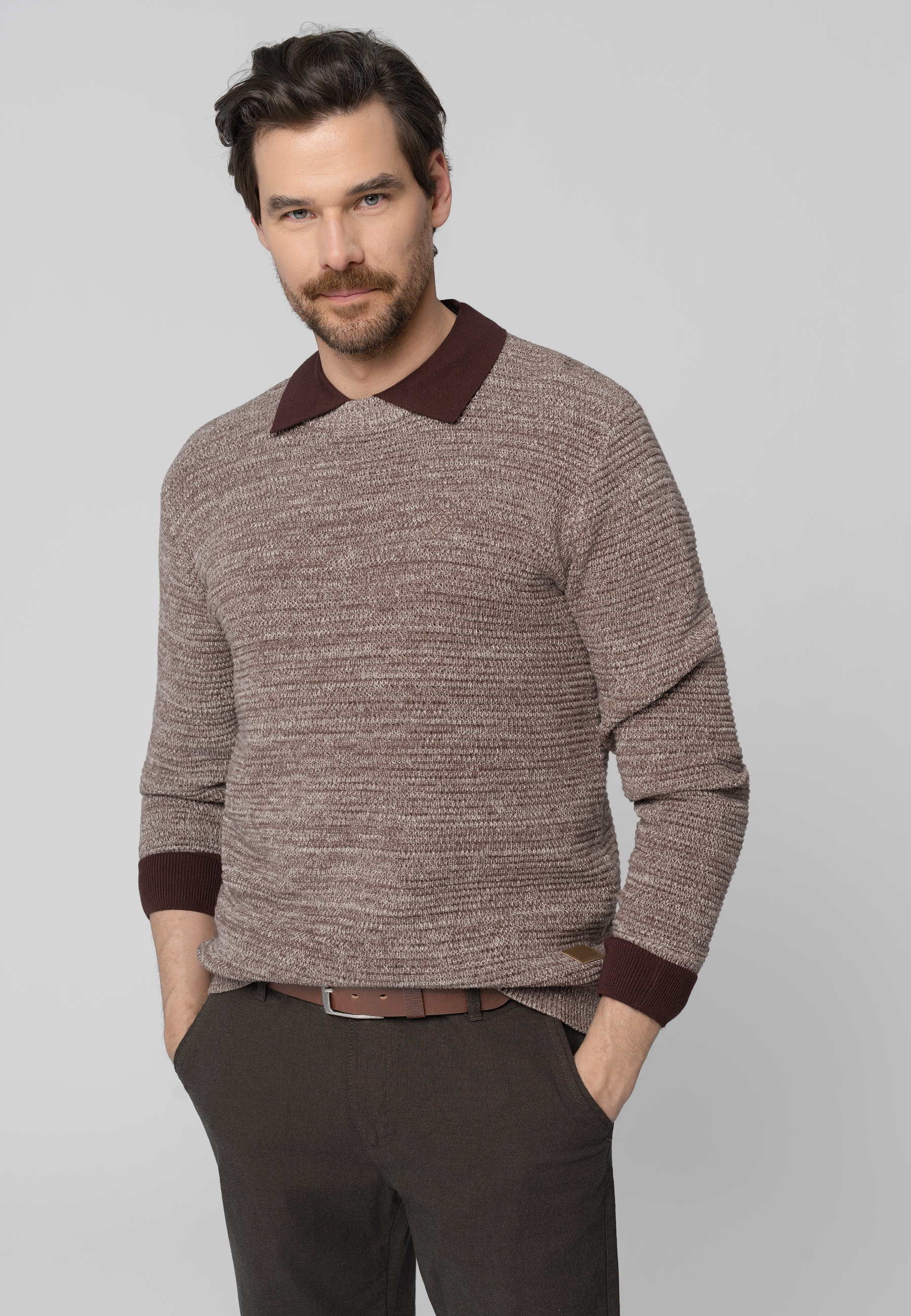 Sweter S-BERTO, rozmiar L, M03253_W27_500M