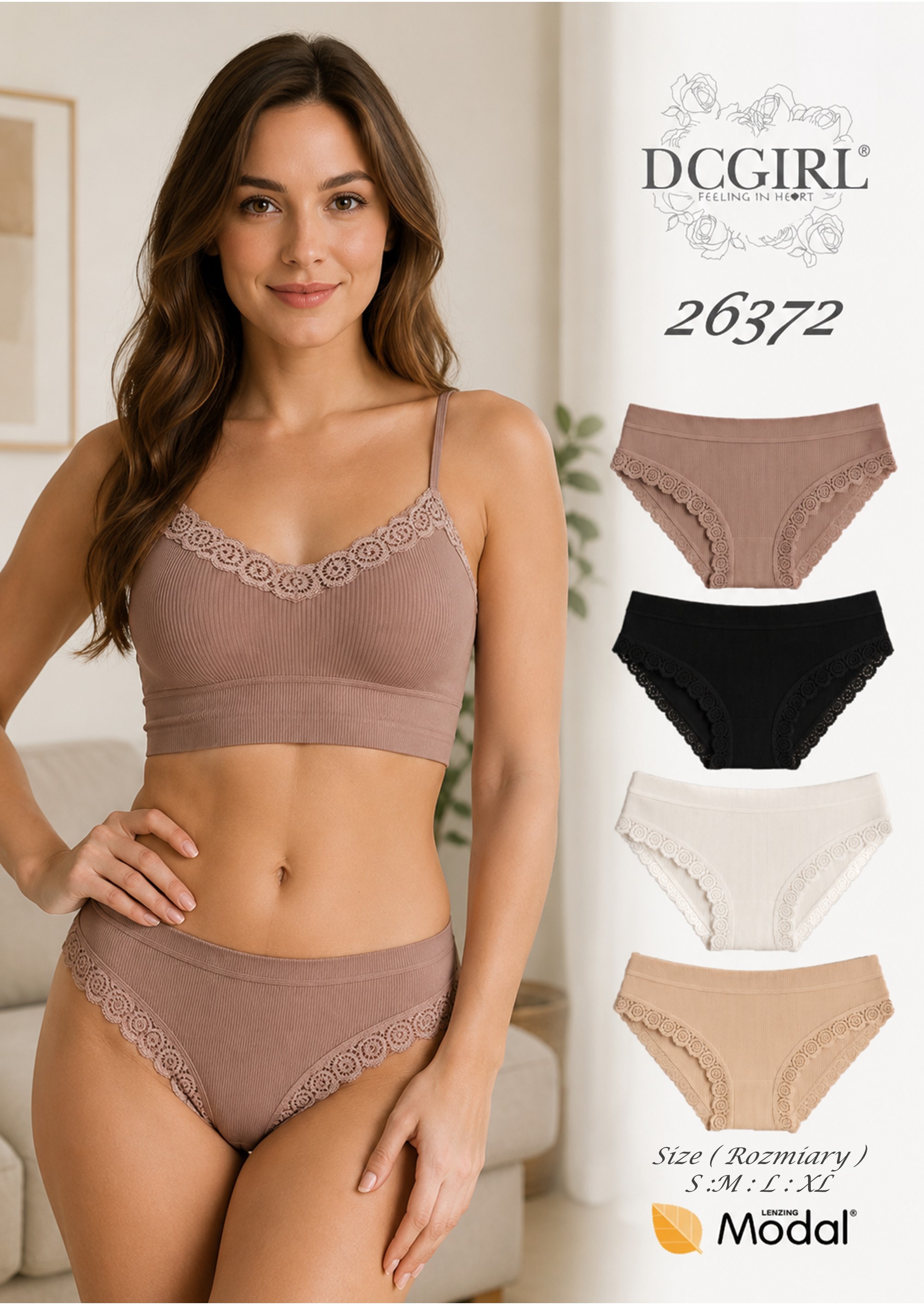 MAJTKI MODAL 26372 (XL / mix kolor)