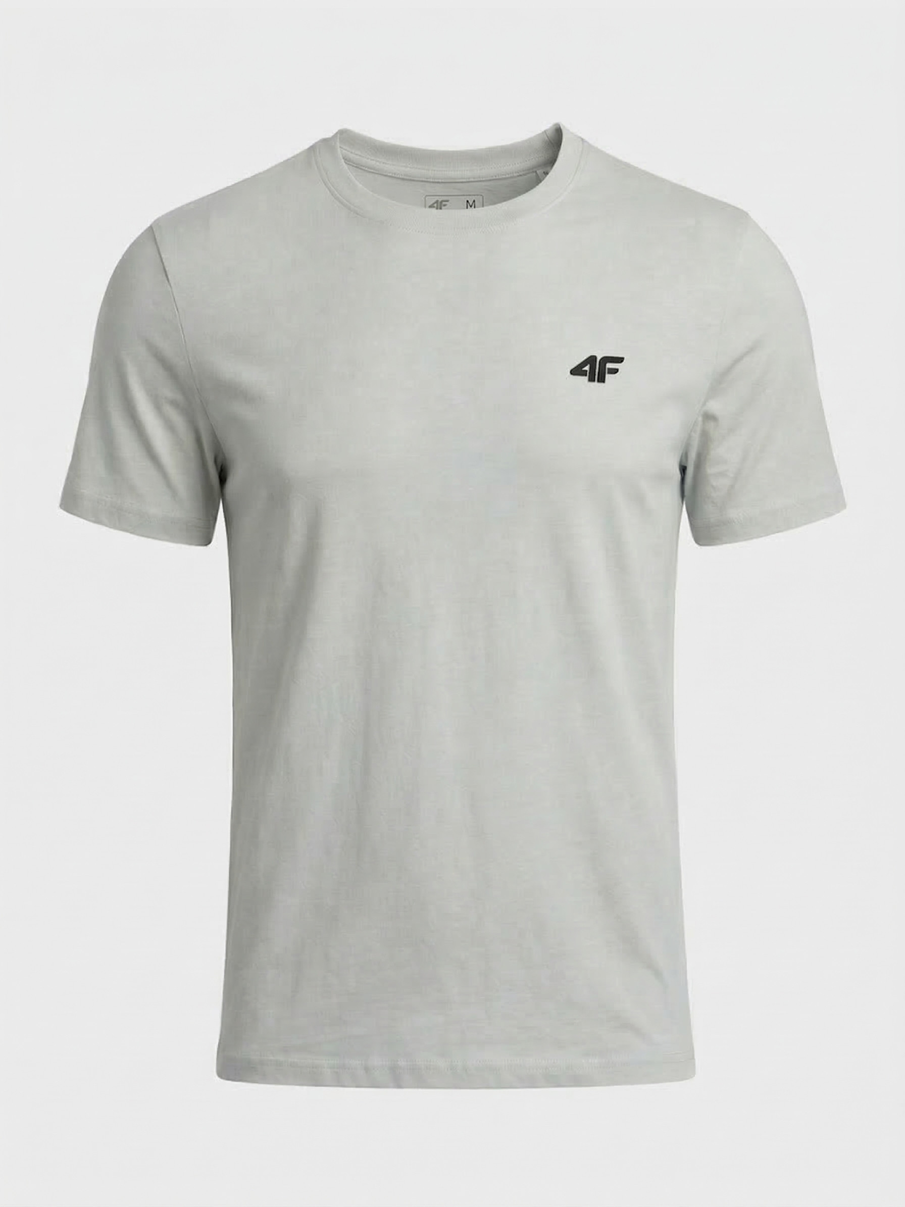 Koszulka t-shirt bawełniany limitowana kolekcja męska szara 4F : Kolor - Szary, Rozmiar odzieży - S