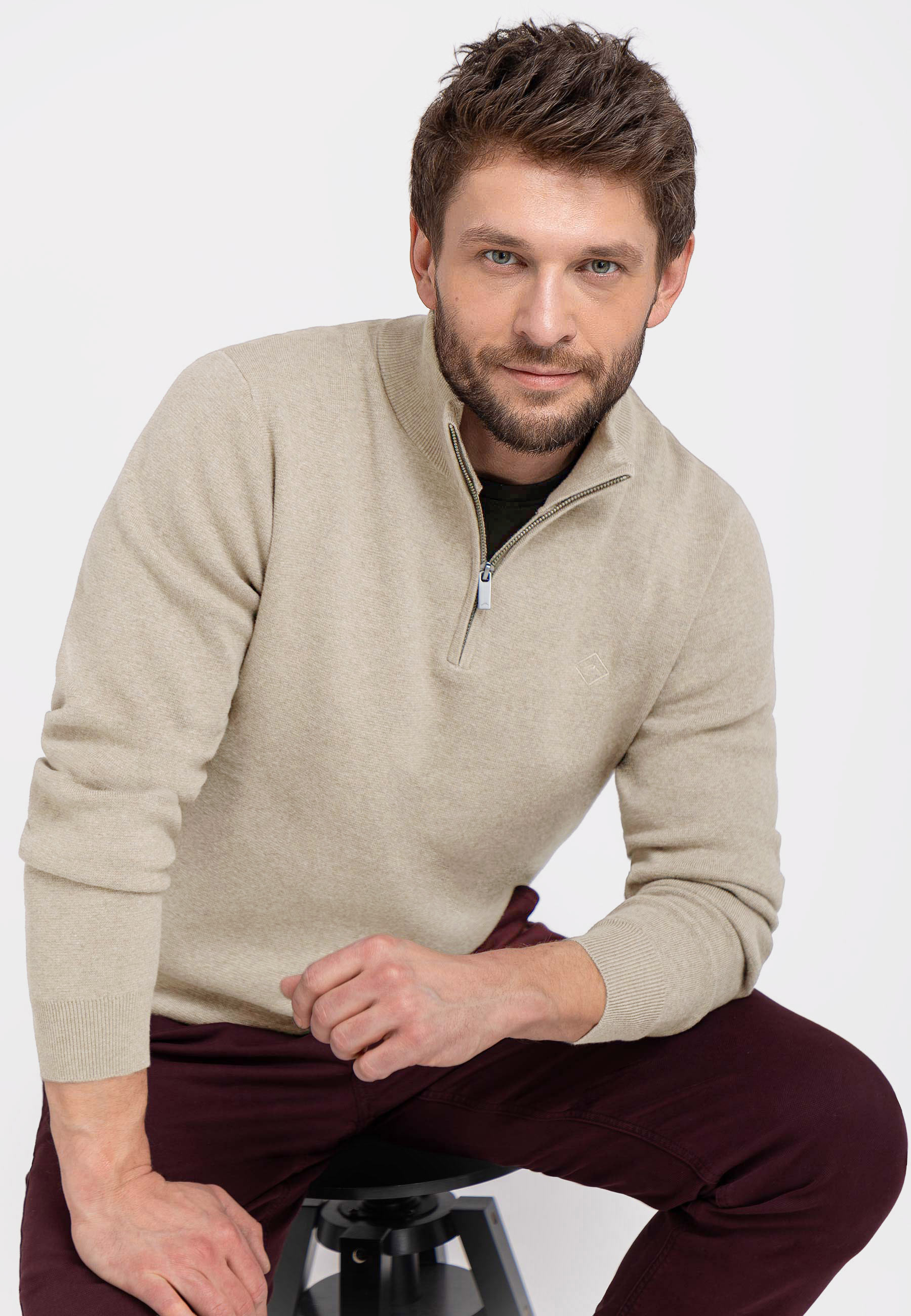 Sweter S-CARLO, rozmiar M, M03408_W26_101M