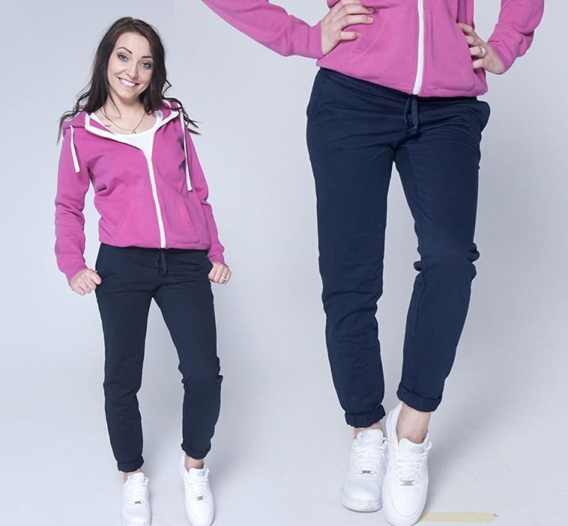 SPODNIE FITNES R.S-2XL ciemny melange