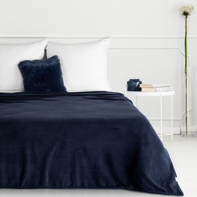 KOC SIMPLE1 150 X 200 CM GRANATOWY