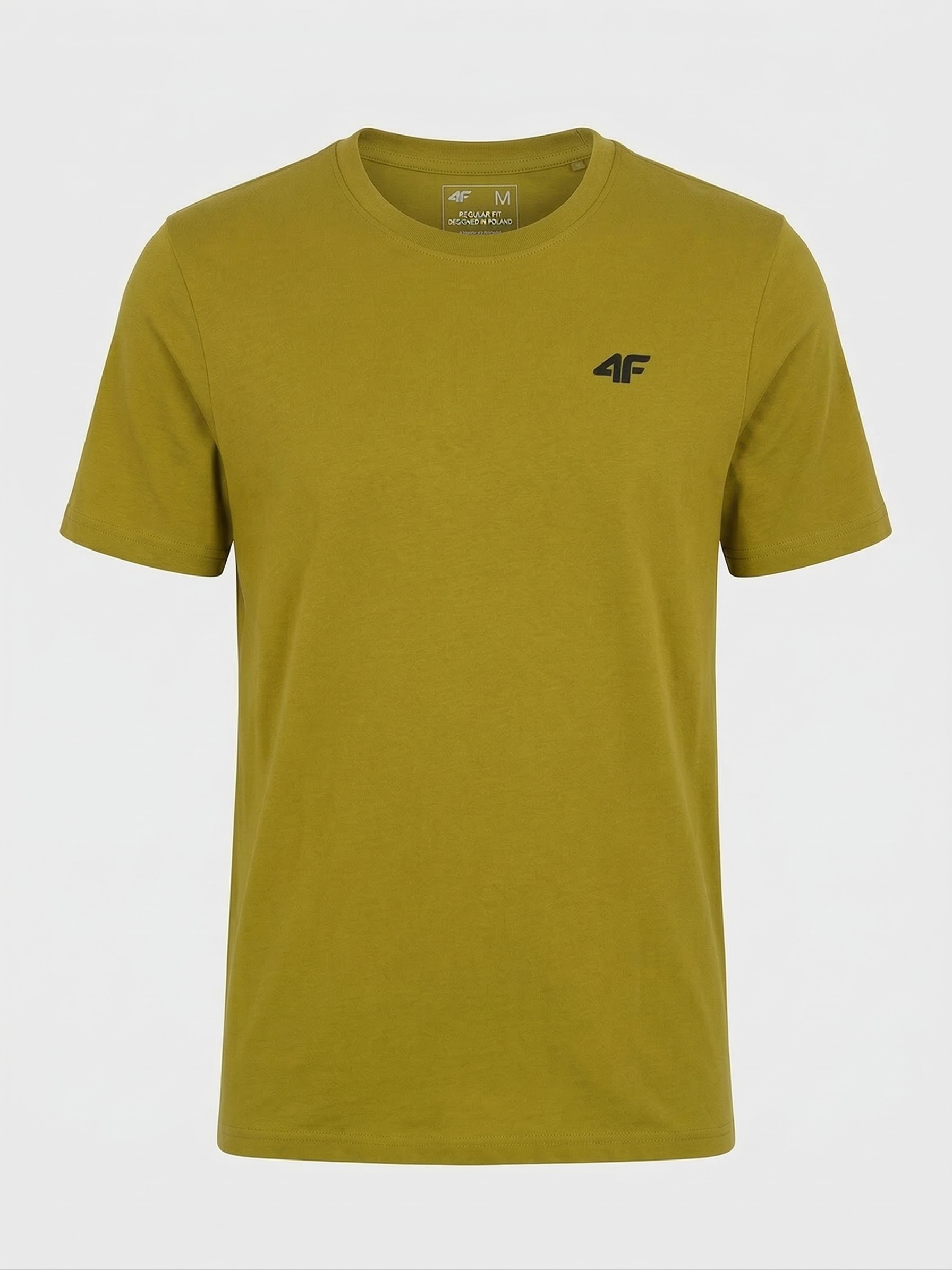 Koszulka t-shirt bawełniany limitowana kolekcja męska zielona 4F : Kolor - Zielony, Rozmiar odzieży - 2XL