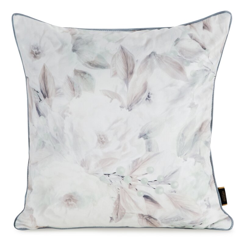 POSZEWKA VELVET 155 45 X 45 CM BIAŁY