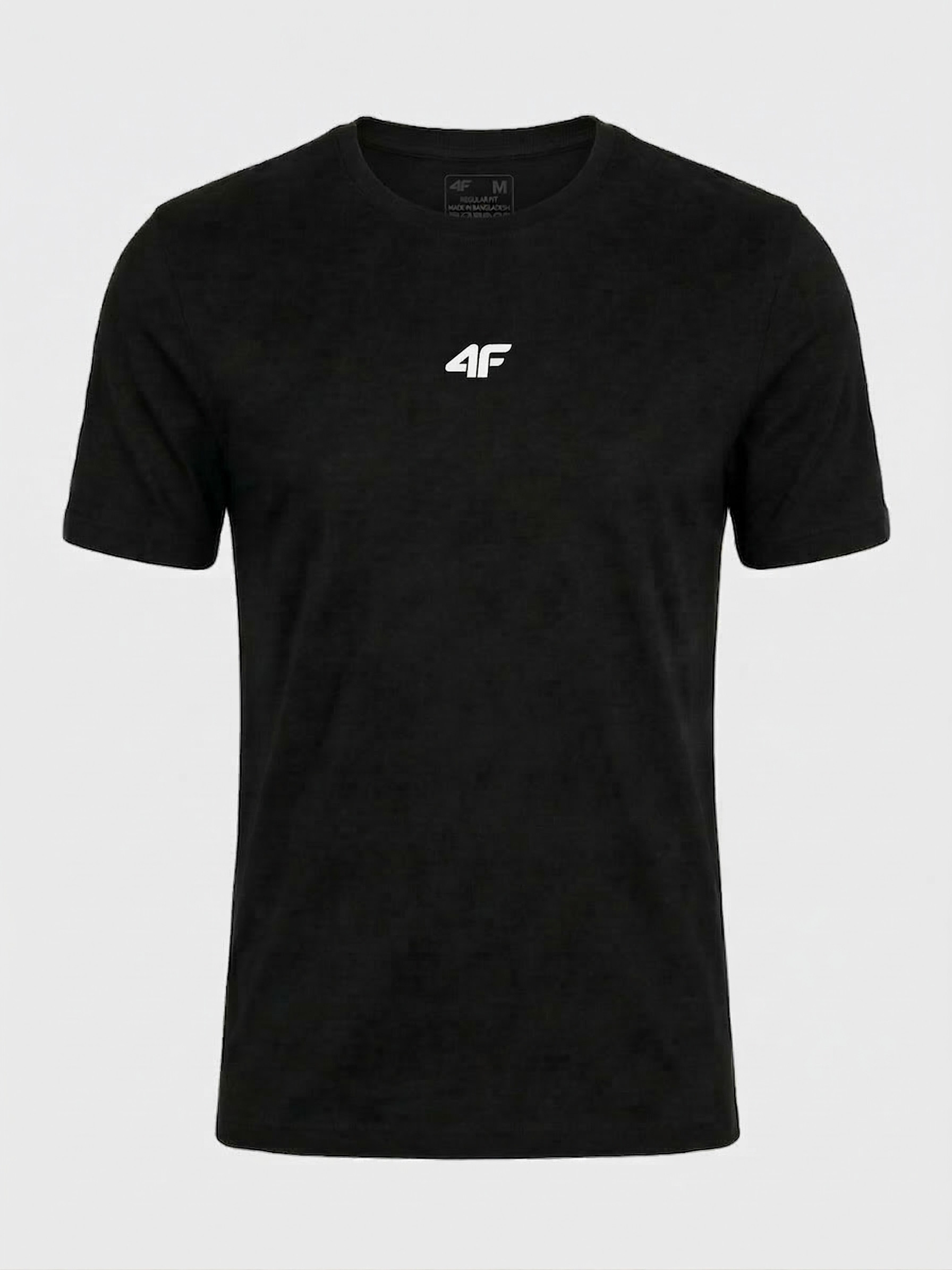 Koszulka t-shirt bawełniany limitowana kolekcja męski czarny 4F : Kolor - Czarny, Rozmiar odzieży - 2XL